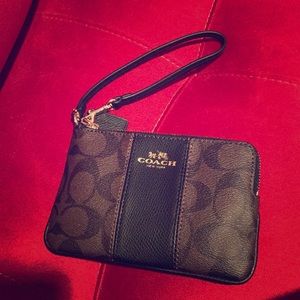 Authentic coach wristlet